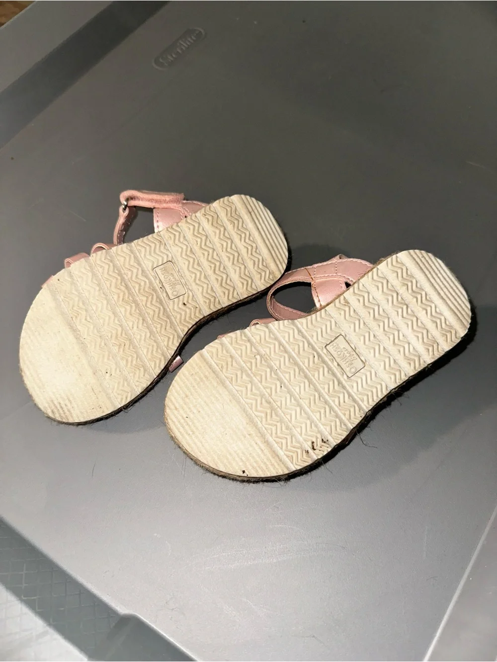 OshKosh B'gosh Pink Braided Strap Sandals